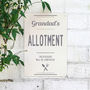 Personalised Metal Allotment Sign, thumbnail 1 of 6