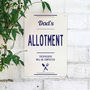 Personalised Metal Allotment Sign, thumbnail 2 of 6
