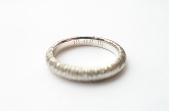 Textured Wedding Ring, 5 of 7