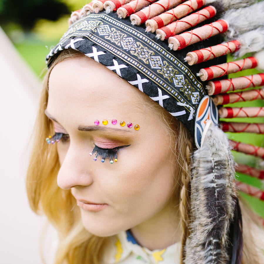 rainbow gem festival lashes by niclove | notonthehighstreet.com