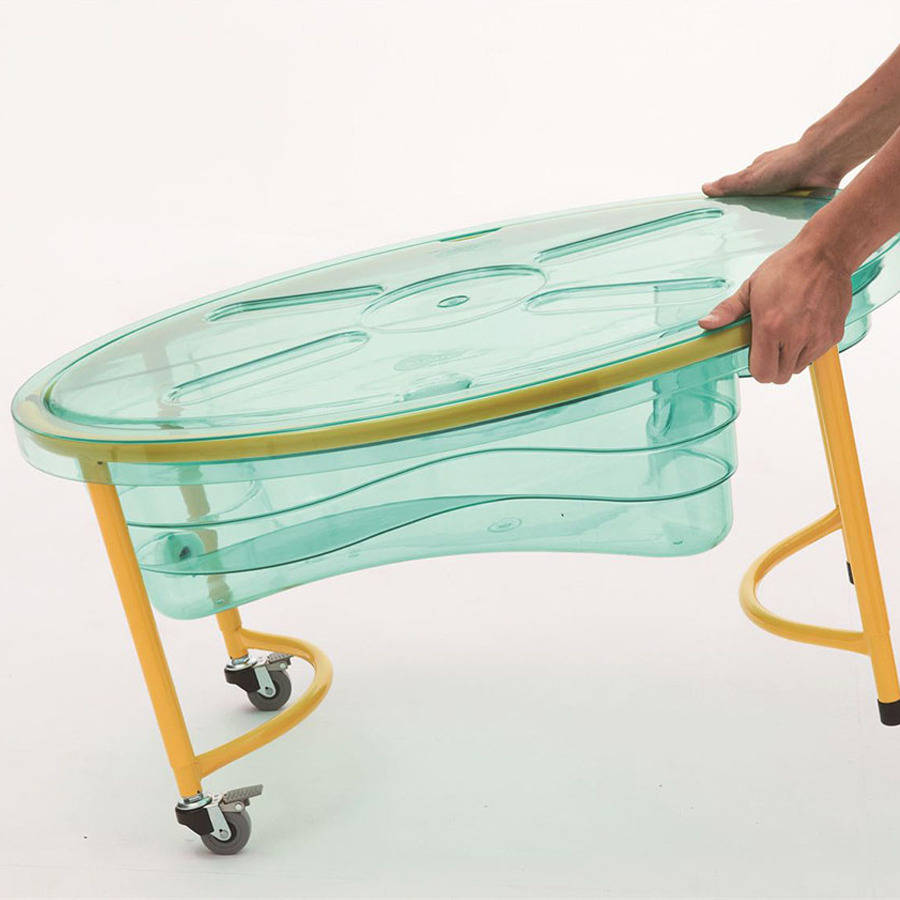 clear water and sand play table by me and freya | notonthehighstreet.com