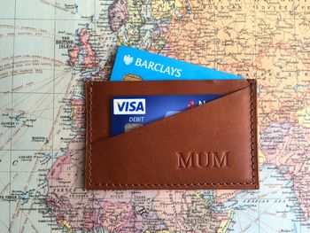 Personalised Leather Credit Card Holder, 10 of 10