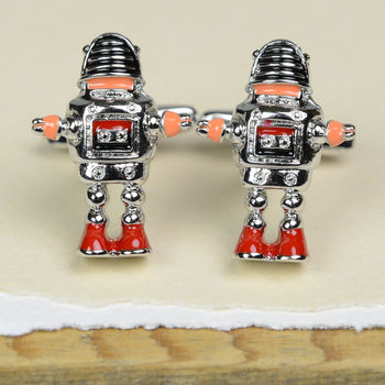 Retro Robot Cufflinks, 3 of 4