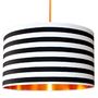 Circus Stripe Lampshades With Copper Or Gold Lining, thumbnail 4 of 11