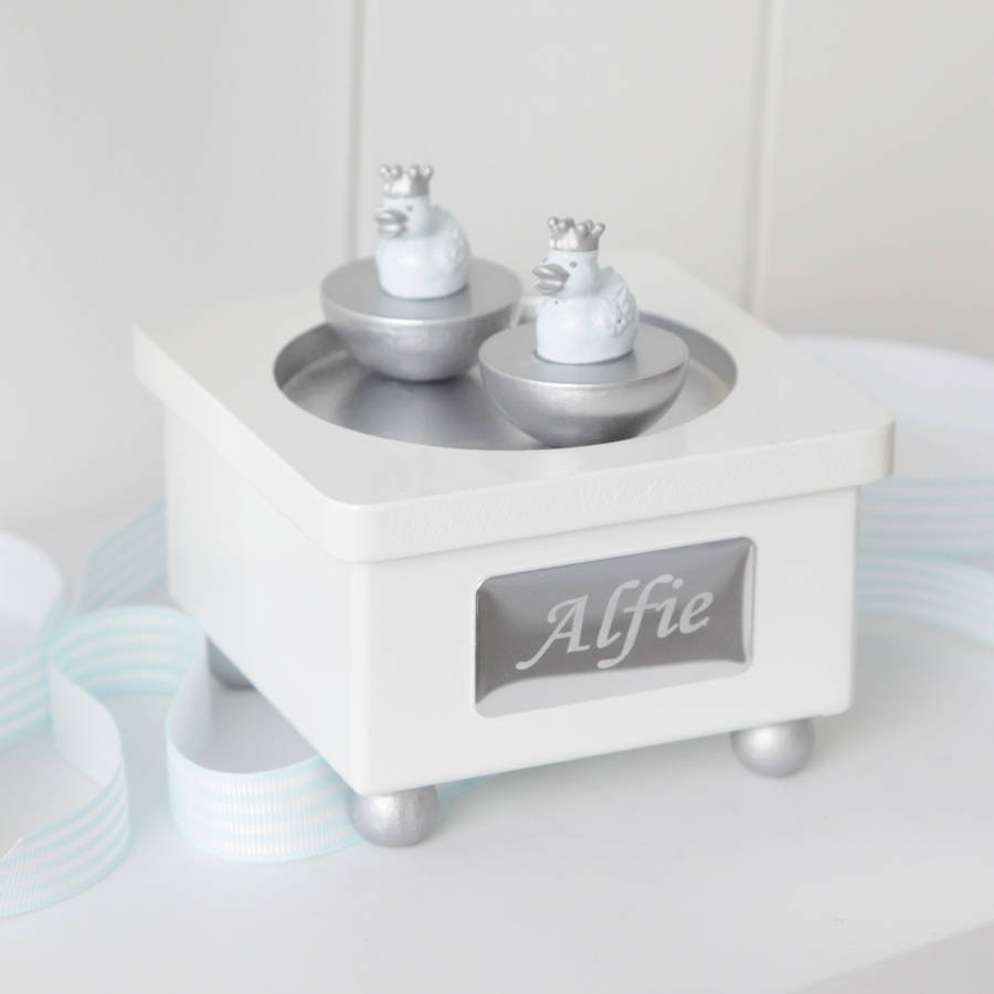 personalised boys musical box by my 1st years