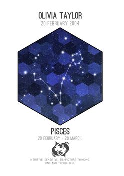 Personalised Horoscope And Star Sign Print, 10 of 12