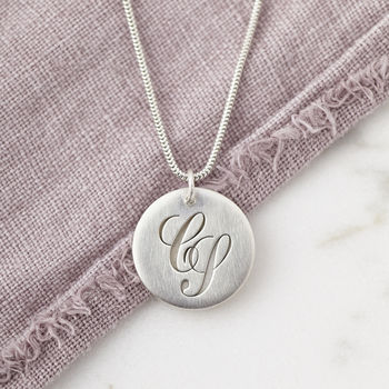 Personalised Silver Monogram Hidden Message Necklace, 2 of 6