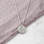 Personalised Silver Monogram Hidden Message Necklace, thumbnail 3 of 6