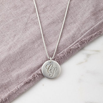 Personalised Silver Monogram Hidden Message Necklace, 3 of 6