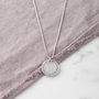 Personalised Silver Monogram Hidden Message Necklace, thumbnail 4 of 6