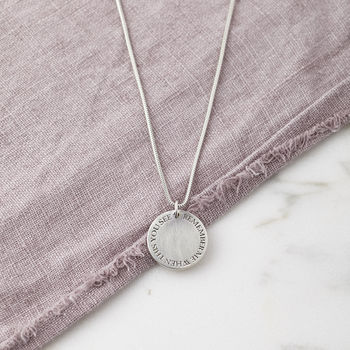 Personalised Silver Monogram Hidden Message Necklace, 4 of 6