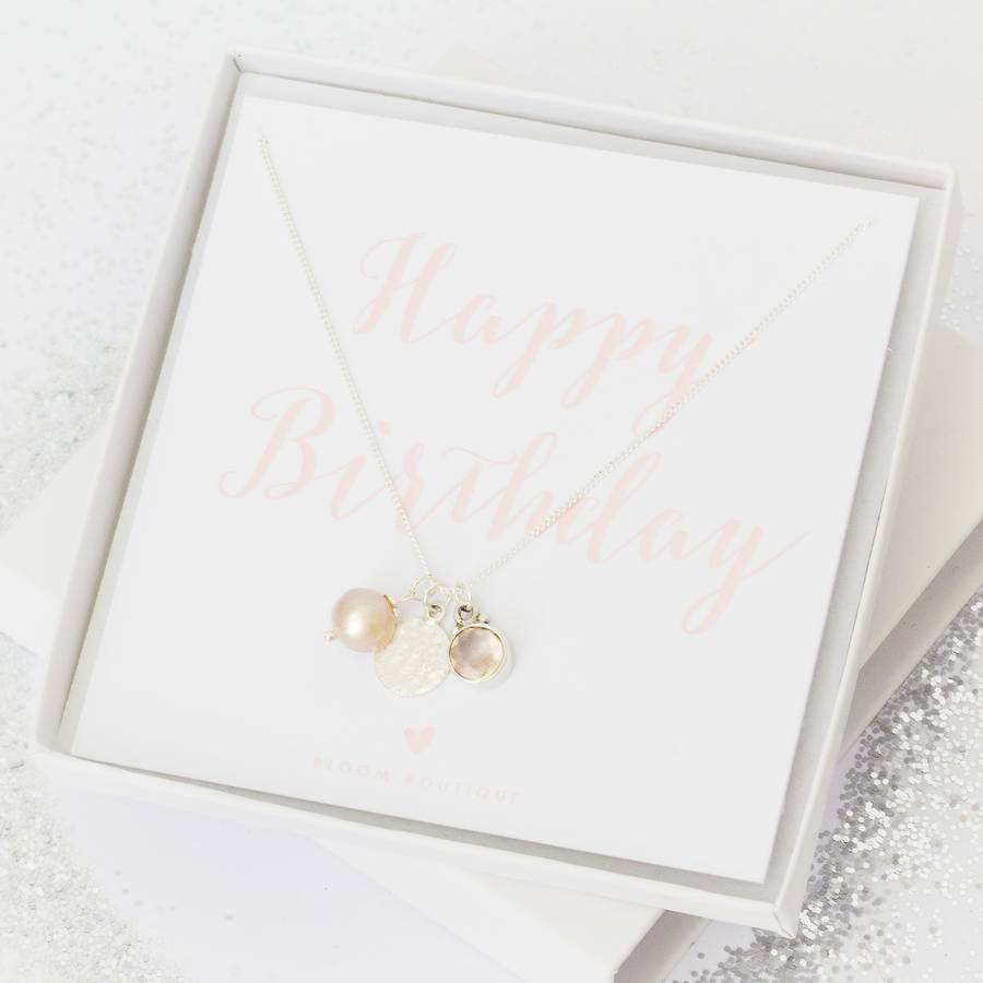 Bespoke Sterling Silver Flower Girl Necklace By Bloom Boutique