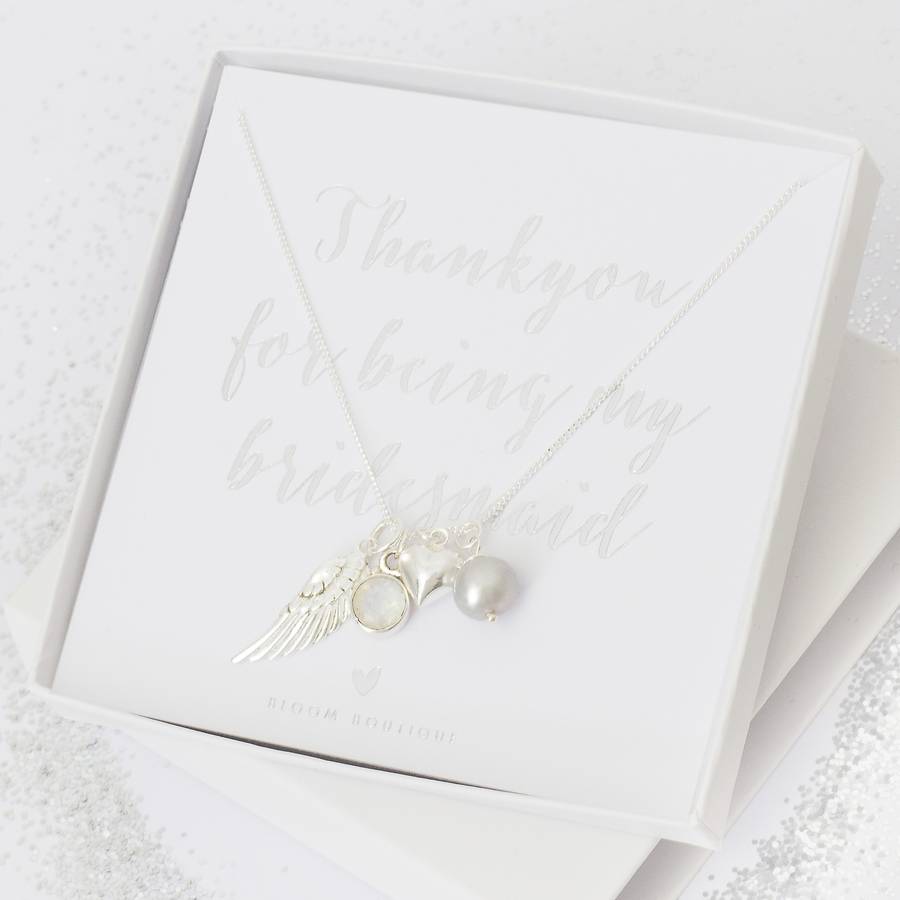 Bespoke Sterling Silver Flower Girl Necklace By Bloom Boutique