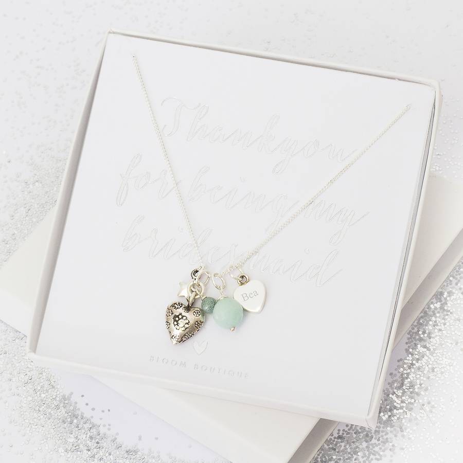 Bespoke Sterling Silver Flower Girl Necklace By Bloom Boutique