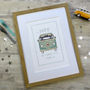 Camper Van Print 'Home Is Where You Park It', thumbnail 6 of 12