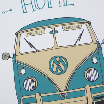 Camper Van Print 'Home Is Where You Park It', 10 of 12