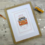 Camper Van Print 'Home Is Where You Park It', thumbnail 7 of 12