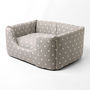 Charley Chau Deep Sided Dog Bed In Cotton, thumbnail 6 of 8