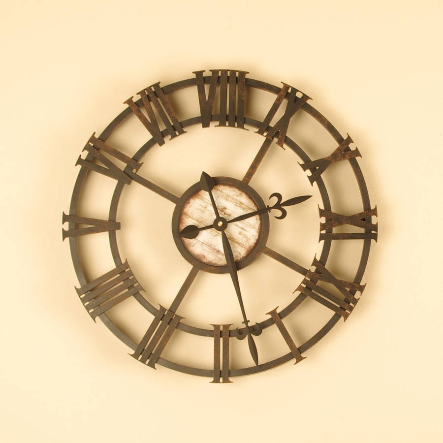 Download antique roman numerals wall clock by dibor | notonthehighstreet.com