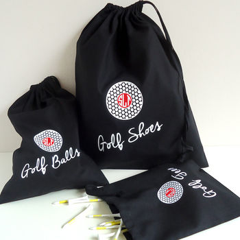Personalised Golf Ball Bag, 8 of 12