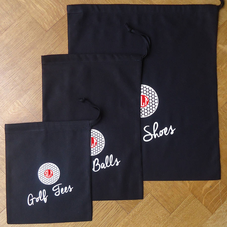 Personalised Golf Ball Bag By FROZEN FIRE