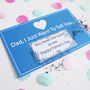 Father's Day Personalised Scratch Card, thumbnail 2 of 2