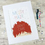 'Messy Hair, Don't Care' Children's Print, thumbnail 5 of 10