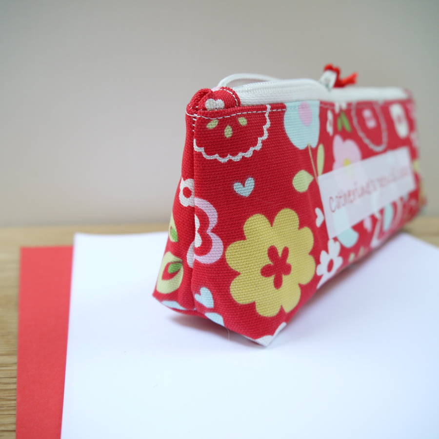 personalised teacher pencil case by jackie martin designs ...