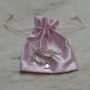 Four Pale Pink Pouches For Wrapping Gifts, thumbnail 2 of 2