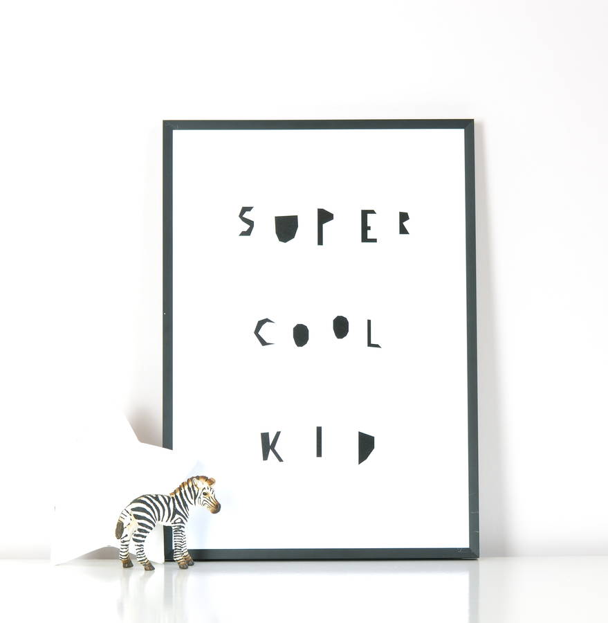 'Super Cool Kid' Print, 1 of 2