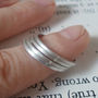 Stacking Ring Set In Sterling Silver, thumbnail 4 of 4