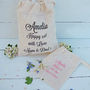 Personalised Message Cotton Gift Bag, thumbnail 2 of 4