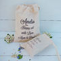 Personalised Message Cotton Gift Bag, thumbnail 3 of 4