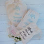 Personalised Message Cotton Gift Bag, thumbnail 4 of 4