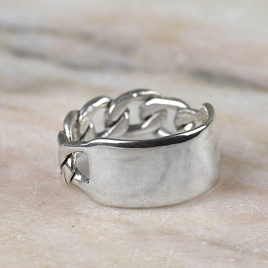 ID Ring In Sterling Silver By Tales From The Earth