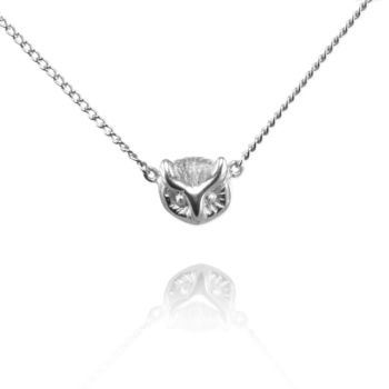 Personalised Tiny Owl Necklace, 3 of 9