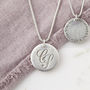 Personalised Silver Monogram Hidden Message Necklace, thumbnail 1 of 6