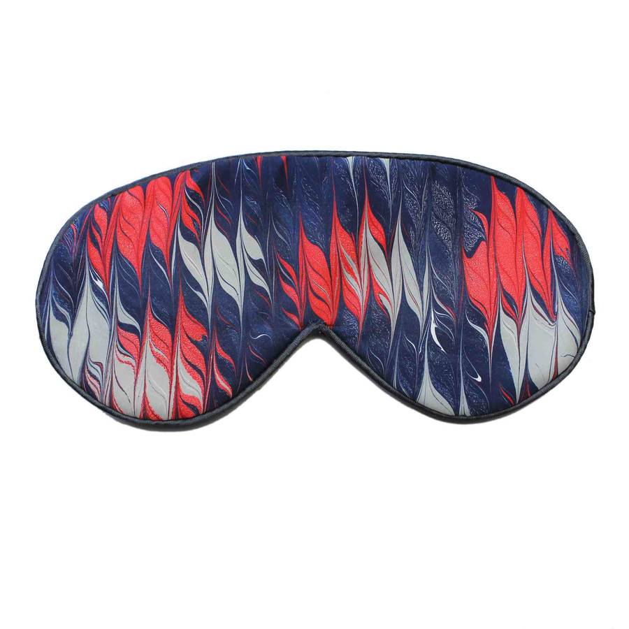 Midnight Lavender Filled Silk Eye Mask By Whitehorn