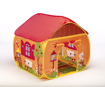 play how to a tent child's assemble farm owl tent little up play by the blue children's pop