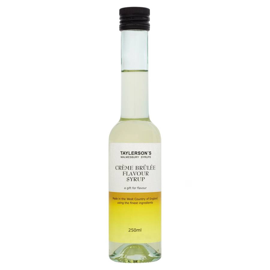 Creme Brulee Flavoured Coffee Syrup By TAYLERSON'S Syrups