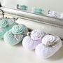 Baby Girl Shoes Headband Set With Pearl Details, thumbnail 8 of 8