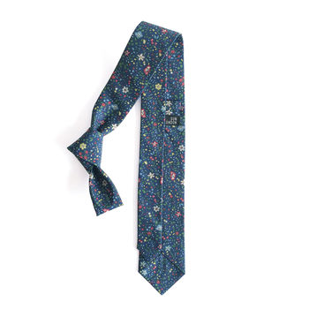 Jamie Ditsy Floral Men's Tie, 3 of 3