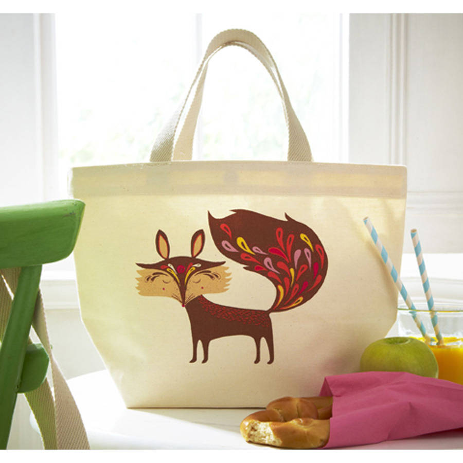 Foxy Canvas Lunch Bag By Ulster Weavers | notonthehighstreet.com
