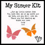 Personalised Sister Kit Keepsake Box, thumbnail 5 of 5
