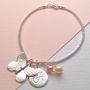 Butterfly Charm Bracelet With Birthstones, thumbnail 10 of 12