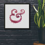 Inky Ampersand Typography Print, thumbnail 4 of 12