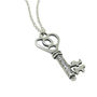 Silver Key Necklace, thumbnail 2 of 4