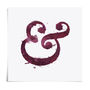 Inky Ampersand Typography Print, thumbnail 3 of 12