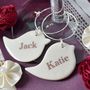 Wedding And Hen Night Personalised Bird Charm, thumbnail 4 of 9