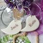 Wedding And Hen Night Personalised Bird Charm, thumbnail 7 of 9